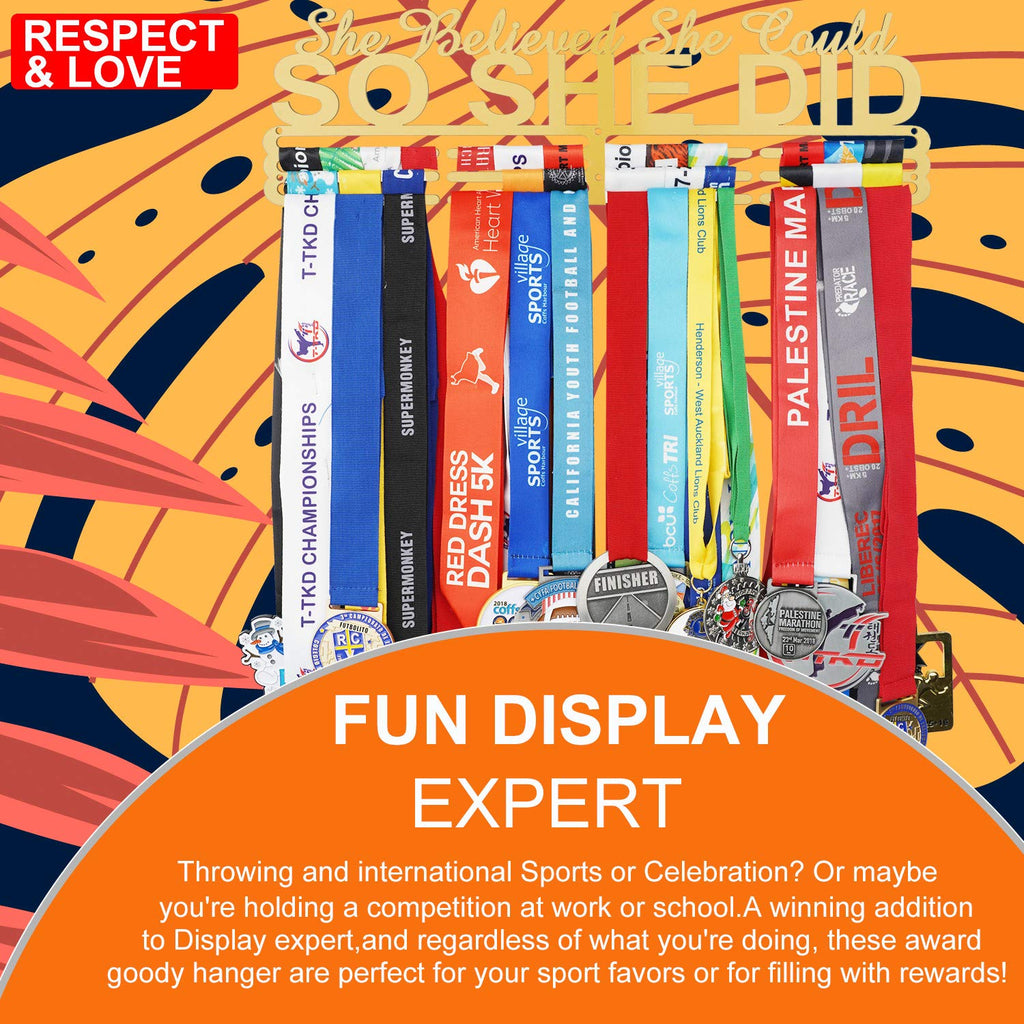 medal hanger display