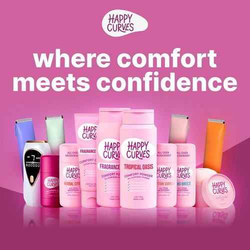 HAPPY CURVES Anti-Chafe Stick - Ultimate Chafing Defense for Women | Thigh Rub Protector (1 Pack)