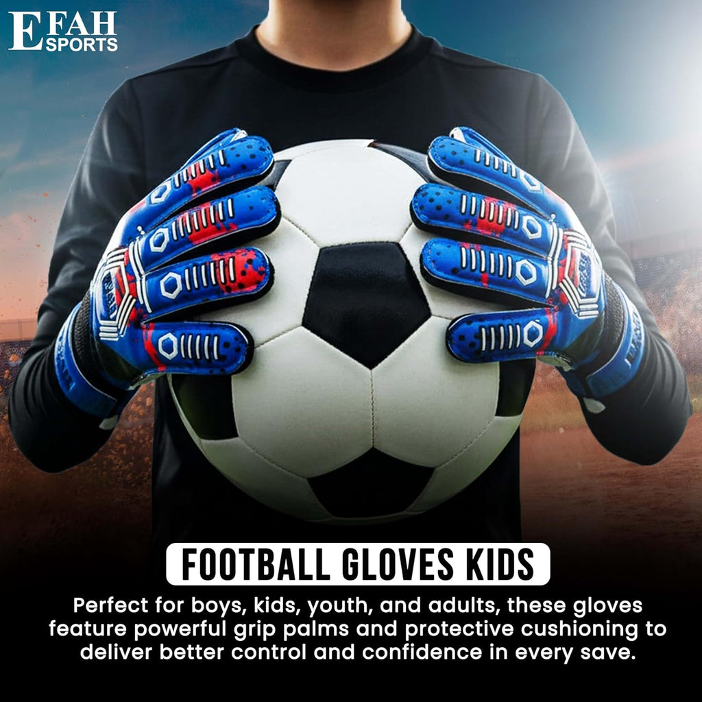 Regine Switzerland Soccer Goalkeeper Gloves - Strong Grip for Kids & Youth | Durable Design