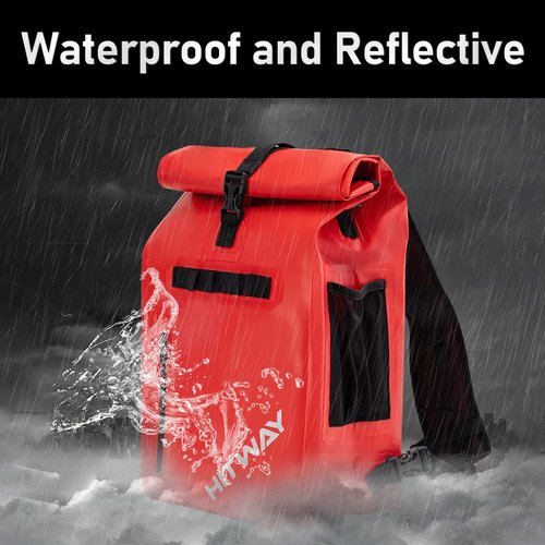 HITWAY 3 in 1 Bike Bag Waterproof Bike Pannier Bag 29L Large Capacity Bike Rack Bag Professional Cycling Accessories for Bicycles
