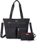 Baggallini Any Day Tote - Stylish Tote Bag with RFID Phone Wristlet for Secure Travel
