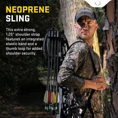 TenPoint Neoprene Sling - Adjustable 1.25” Shoulder Strap with Thumb Loop - Compatible with All TenPoint, Wicked Ridge & Horton Crossbows
