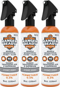Ranger Ready Permethrin Spray | Insect & Tick Repellent for Clothes & Gear - Scent Zero (8oz, Pack of 3)