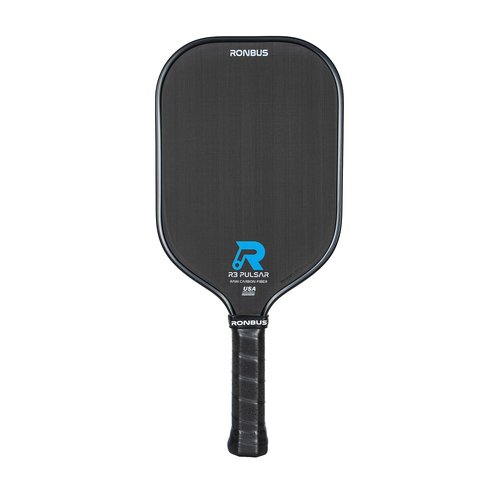 Ronbus R1/R3 Pulsar Thermoformed Raw Toray T700 Carbon Fiber Pickleball Paddle with 16 mm Polypropylene Honeycomb Core (R3 Pulsar)
