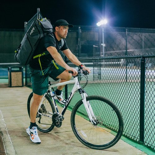 ADV Pro Tennis Bag V3 - Game-Changing Tennis Racquet Bag, Tennis Racket Bag & Backpack with Cooler, Sweat & Shoe Compartment, and Unmatched Organization, Designed for Men and Women (Lava)