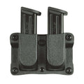 DeSantis Quantico Double Magazine Pouch- Pistol Magazine Holder, Fits SIG P365, Kimber R7 Mako, Mossberg MC2C, Springfield Hellcat, Hellcat Pro, Ruger MAX-9, S&W M&P 9 Shield Plus- Ambidextrous, Black