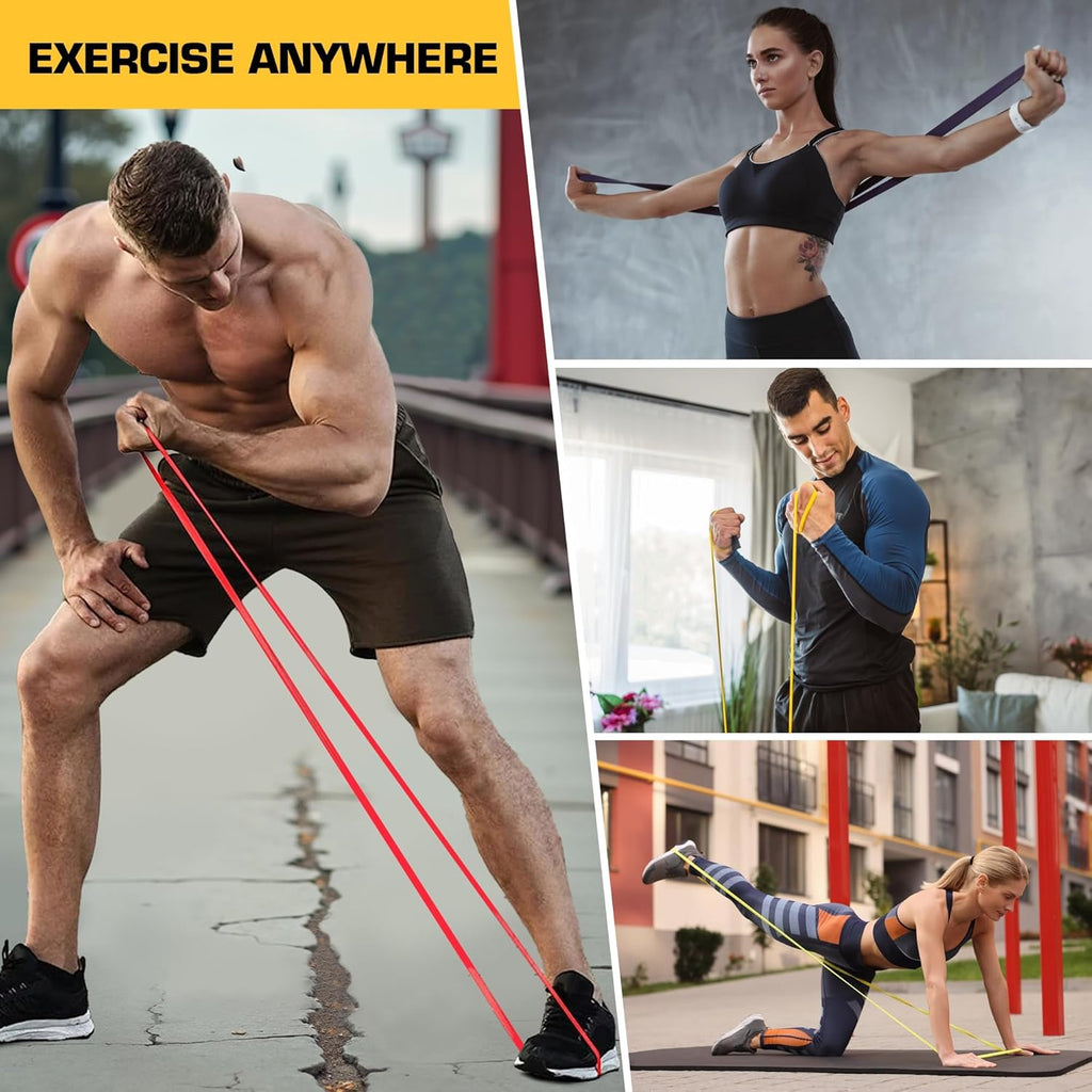Skiennix Resistance Bands - Pull-Up Assistance for Men & Women | Ideal for Exercise, Stretching & Muscle Training