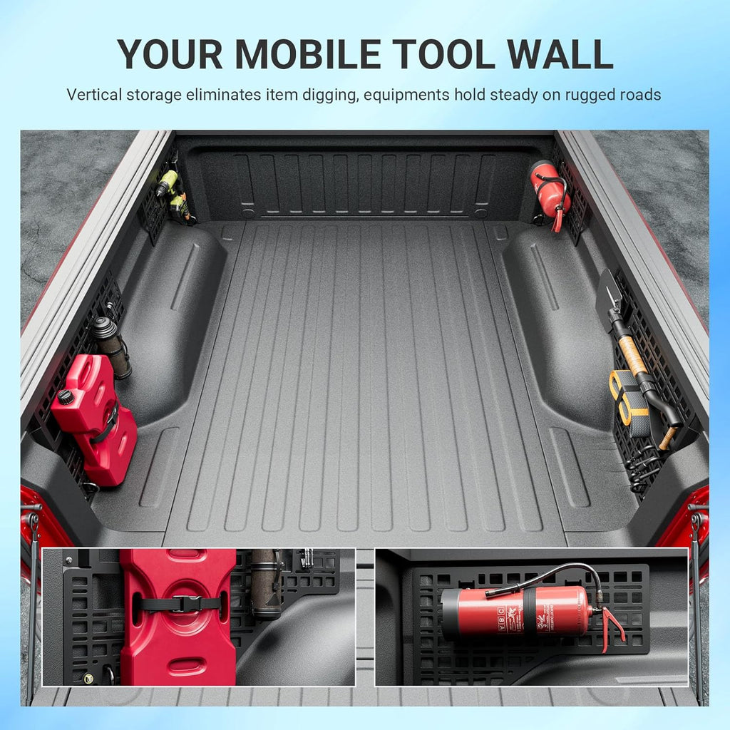 SZYANG 5.7FT Molle Panel for 2019-2026 Dodge RAM 1500 | Side Bed System Replacement