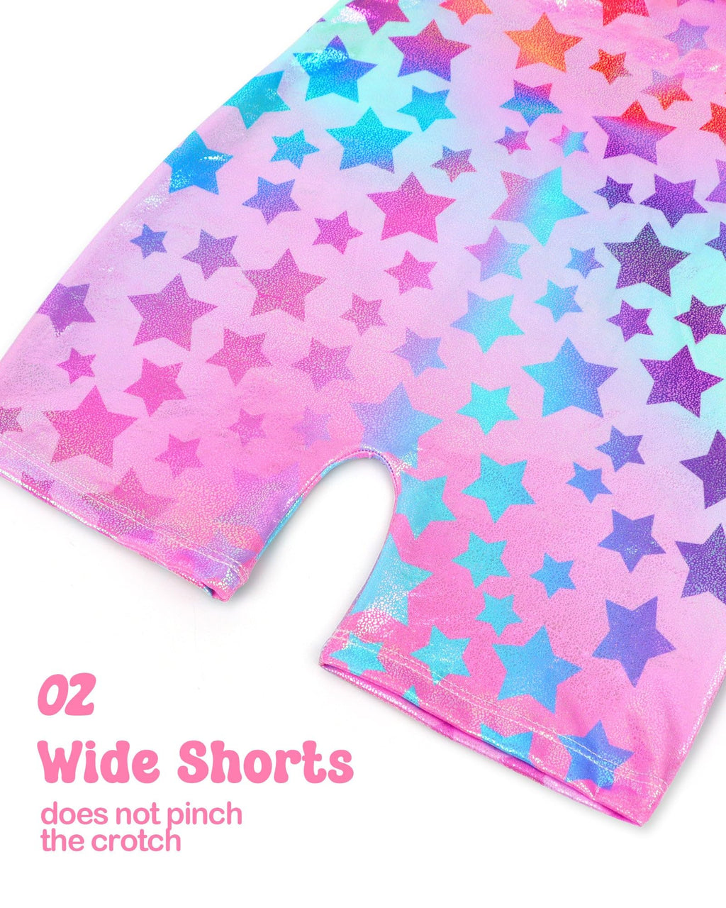 Wanyoo 2 Pack Gymnastics Leotards for Girls Shiny Toddler Biketard Unitard One Piece Tumbling Outfits