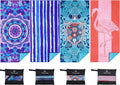 Skiennix Microfiber Beach Towels - Oversized, Lightweight & Sand-Free | 71"x32" - Perfect for Travel & Gym