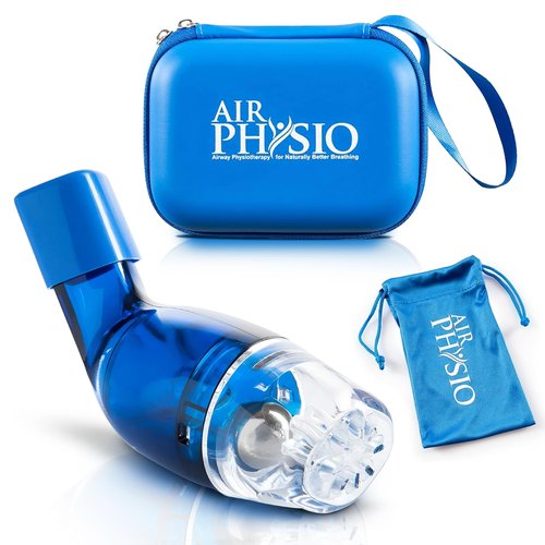 AirPhysio Protective Storage Case Bag for Respiratory Devices. CASE ONLY with Soft Bag Included., Sky Blue