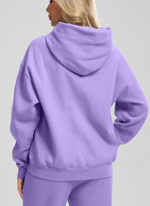 G Gradual Oversized Fleece Hoodie for Women - Casual Athletic Pullover with Pocket