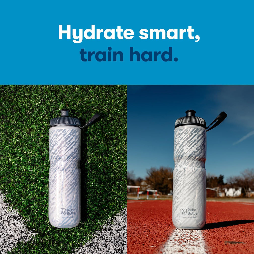 Polar Bottle Sport Insulated Water Bottle - Keeps Water Cooler 2X Longer - BPA Free, Leak Proof Squeeze Bottle for Sports & Biking