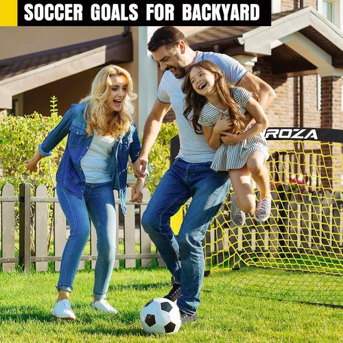Agility Ladder Training Set by [Brand Name] - 20ft Speed Ladder with Cones, Hurdles & Jump Rope | Includes 2 Pop Up Soccer Goals & Ball for Backyard Sports