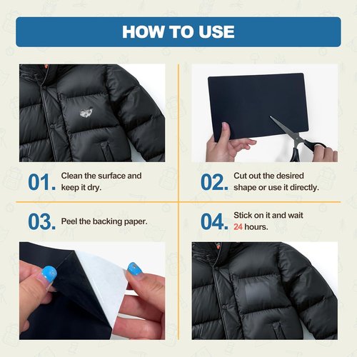 KING MOUNTAIN Self-Adhesive Nylon Fabric Repair Patch - 9x11 Inches, Waterproof Kit for Jackets & Gear (Beige)