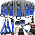 WOQQW Heavy Resistance Bands - 350lbs/450lbs Exercise Bands with Handles for Muscle Strength Training | Home Gym Equipment