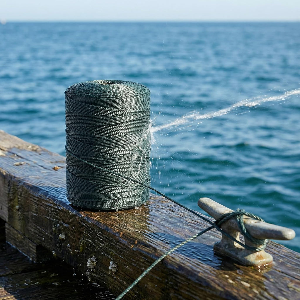 Skiennix Fishing Net Repair Line - Durable Braided Nylon Twine for Multi-Use | 1 Roll