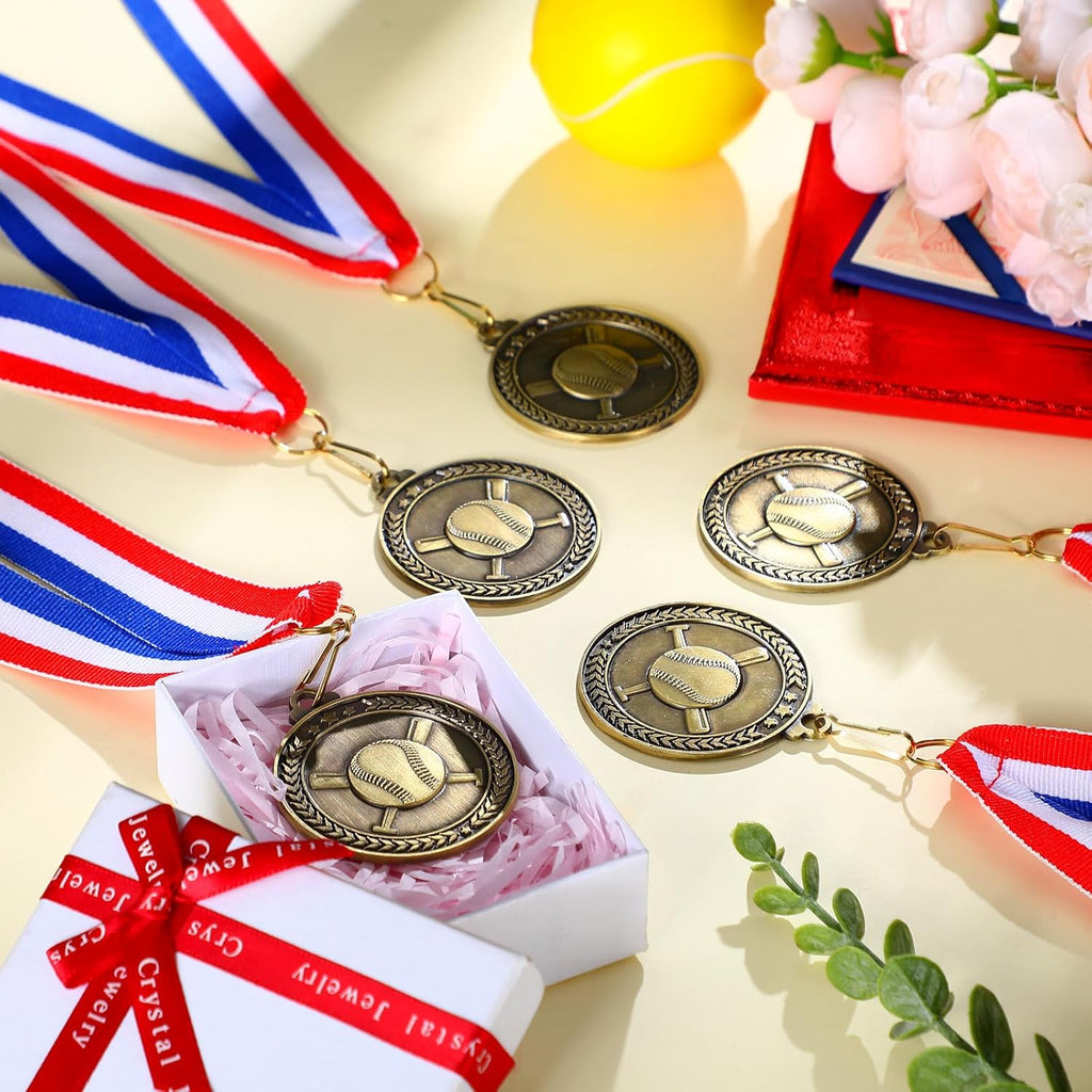 Remuuly Gold Sports Medals - 30 Pcs 2'' Awards for Basketball, Soccer, Baseball & More