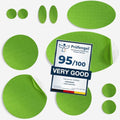 aZengear Repair Patches - Waterproof Self-Adhesive for Jackets, Tents, Shoes & More | 11 Pcs Neon Green