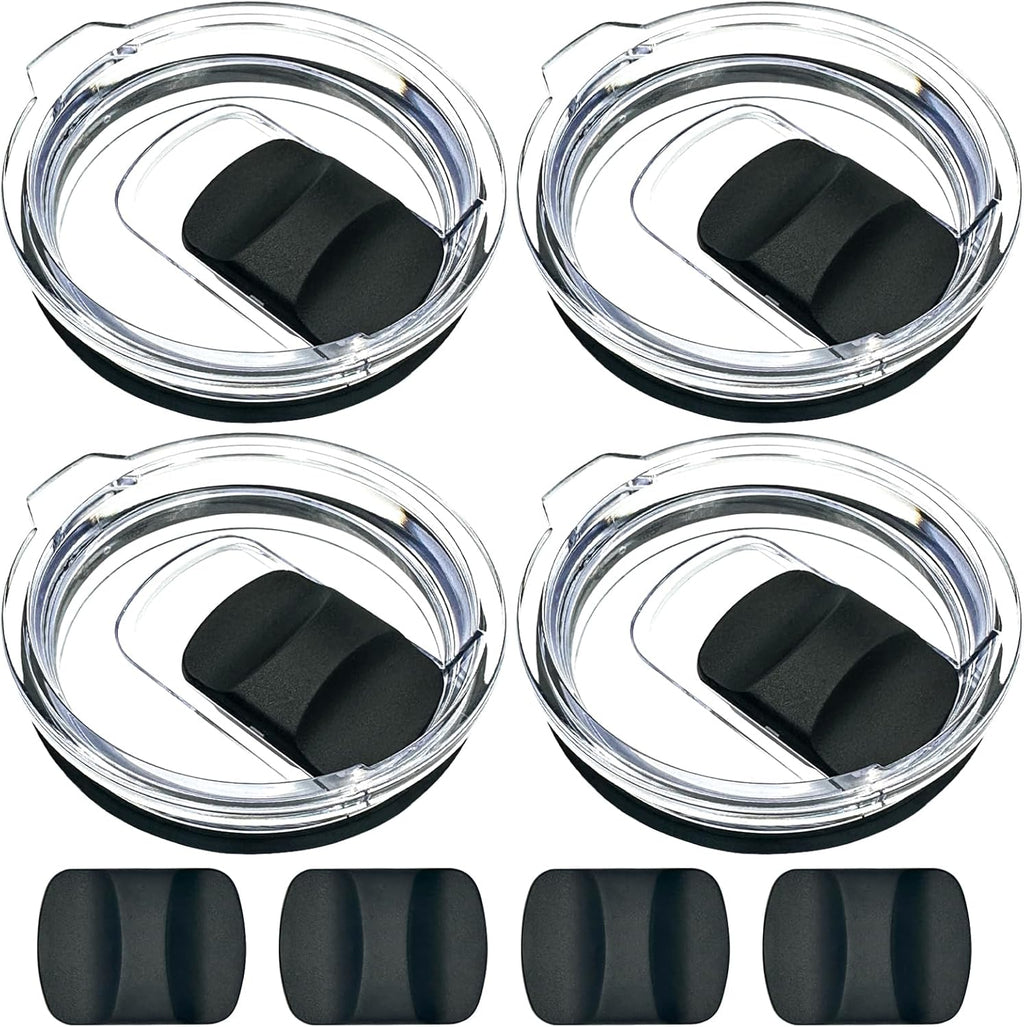 YETI 20 oz Tumbler Replacement Lids - Spill Proof Magnetic Slider | BPA Free, 4 Pack