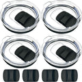 YETI 20 oz Tumbler Replacement Lids - Spill Proof Magnetic Slider | BPA Free, 4 Pack