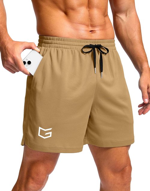 G Gradual Men's Athletic Workout Shorts - Lightweight Quick-Dry Gym & Basketball Shorts | 5"/7"/9" Sizes