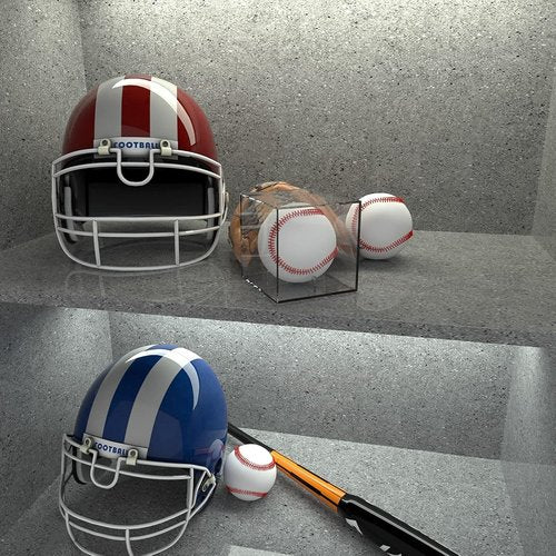 Baseball Display Case - UV Protected Acrylic Cube for Autograph Memorabilia | 2 Pack
