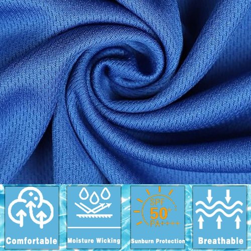 LeeHanTon Men's Sun Protection Hoodie - UPF 50+ Long Sleeve Athletic Shirt for Fishing & Hiking