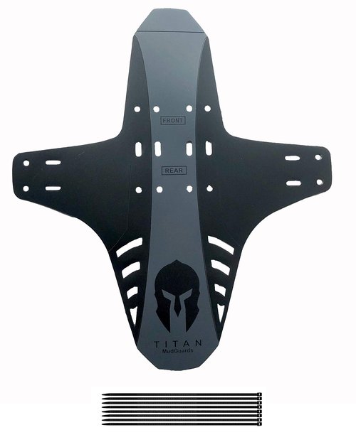 Mountain Bike Fender Mud Guard, Fits 26", 27.5", 29", Bike Fender, MTB Mud Guard, Bike Splash Guard, Kid Bike Fender, Dirt Jump Bike Guard (TitanSignature)