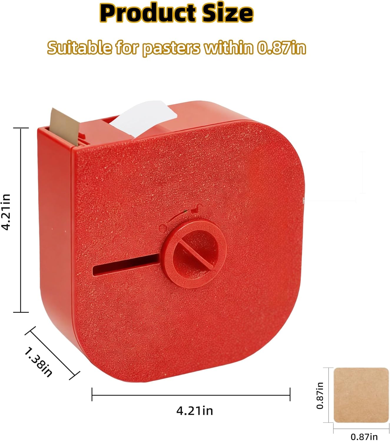 Target Pasters Dispenser Box - Self-Adhesive Shooting Targets with Easy Access & Storage | Perfect for USPSA, IPSC, IDPA