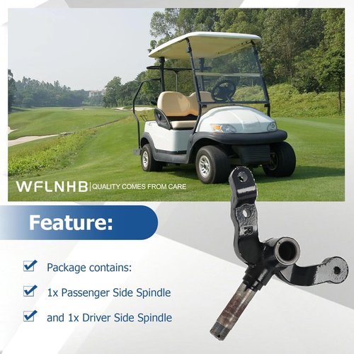 WFLNHB Golf Cart Spindle Assembly Replacement for EZGO TXT 2001-up Gas Electric 70673-G02 70942-G02