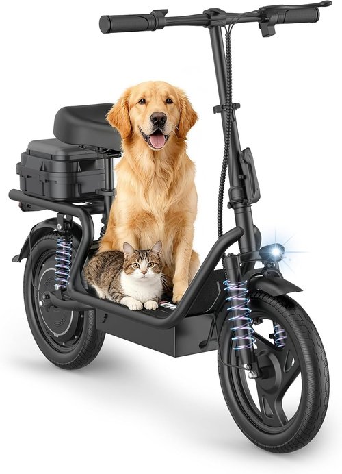 MAXSHOT Electric Scooter - High-Speed Folding E-Scooter with Dual Suspension | 350W Motor, 21-28 Miles Range, 8.5/10/14" Tires