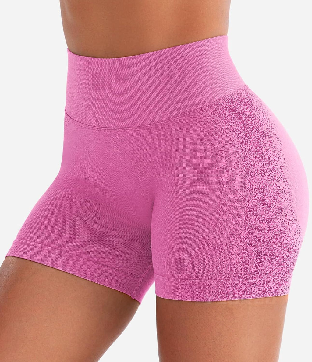 YEOREO Women's Workout Shorts - 4.5" Biker Gym Shorts with Tummy Control & Scrunch Butt Lift