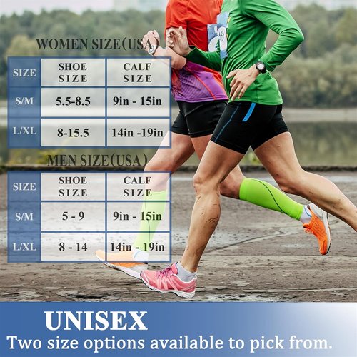 CHARMKING Compression Socks - 15-20 mmHg Support for Enhanced Circulation | 3 Pairs for Athletes