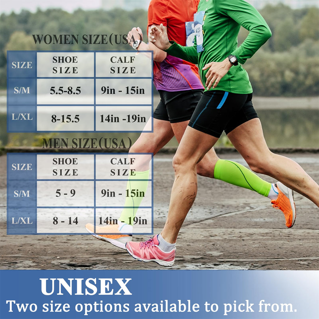 CHARMKING Compression Socks for Women & Men Circulation (3 Pairs) 15-20 mmHg is Best Athletic for Running, Flight Travel, Support, Cycling, Pregnant - Boost Performance, Durability (S/M, Multi 53)