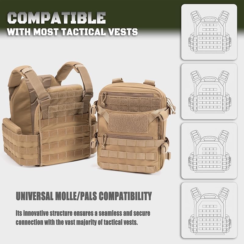 MOLLE Hydration Backpack with Modular Front Panel - ABP Tactical Vest (Variation: Mc)