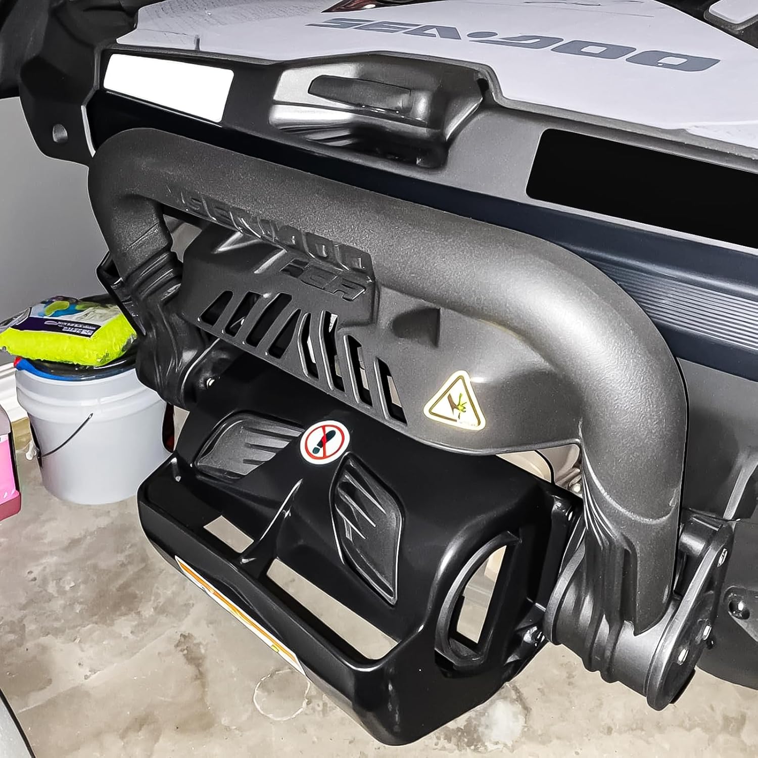 Skiennix Watercraft Reboarding Ladder - Retractable Spring-Loaded Design for Sea Doo RXT, GTX, GTR