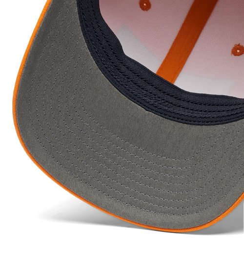 Columbia Unisex PFG Fish Flag Mesh Ball Cap - High, Orange Blast/City Grey/Trout Flag, Small/Medium