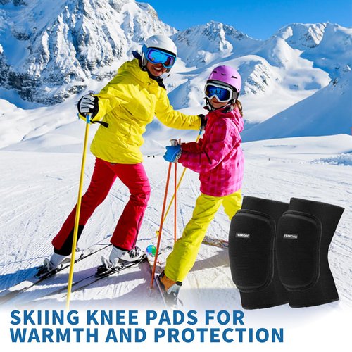 YEEKORO Kids Knee Pads – High-Density Thicken Sponge Padding, Anti-Slip Breathable Knee Pads Knee Sleeves for Skateboard Cycling Bike Volleyball Running Dance, Knee Support Gear