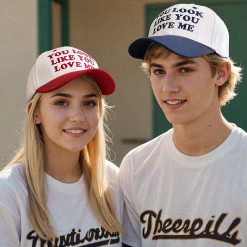 You Look Like You Love Me Hat, Funny Vintage Trucker Hats for Women Men, Trendy Embroidered Snapback Baseball Cap
