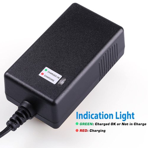 LotFancy 24V 1.5A Electric Scooter Charger for Razor E100, E200, E300, E500, PR200, MX350, Dirt Bike, Pocket Mod, Sports Mod, and Dirt Quad, Battery Charger Replacement for W13112099014