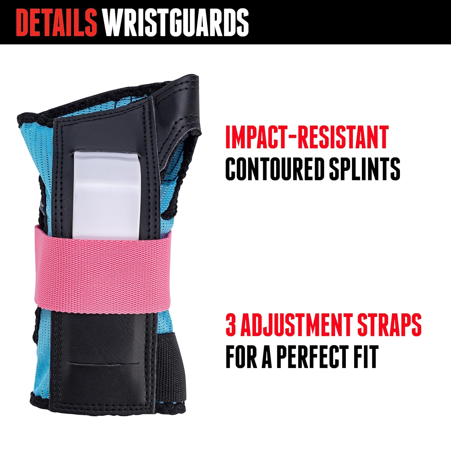 Triple Eight Saver Series Pad Set - 3-Pack Protective Gear for Skateboarding & Biking