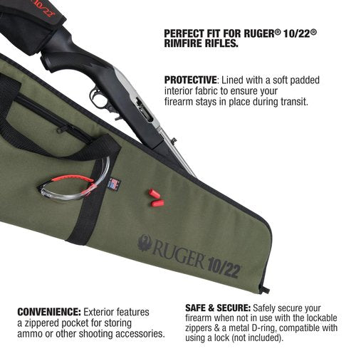 Allen Company Ruger 10/22 Rimfire Rifle Case - 41-inch Soft Gun Bag - Hunting and Shooting Accessories - Olive
