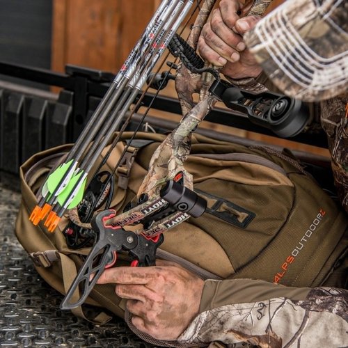 TRUGLO Bow Jack Lightweight Durable Portable Folding Bow Stand for Bowhunting - Mini Leg Length (5.8 in.); Wide Limb Width (up to 3.125 in.)