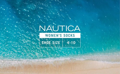 Nautica Womens Quarter Socks - 6 Pack Cushioned Moisture Wicking Athletic Socks for Women for Gym, Running, Sports (4-10), Size 4-10, All Black