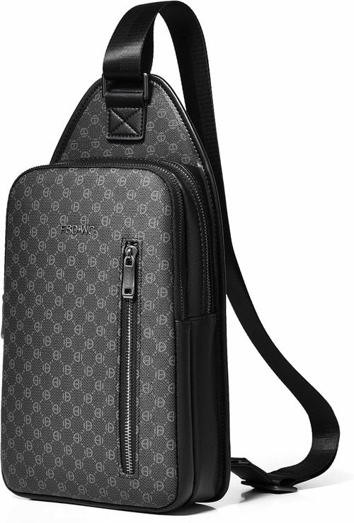 FSD Sling Backpack for Men - Water-Resistant Crossbody Travel Bag | Ideal for Hiking & Outdoor Use