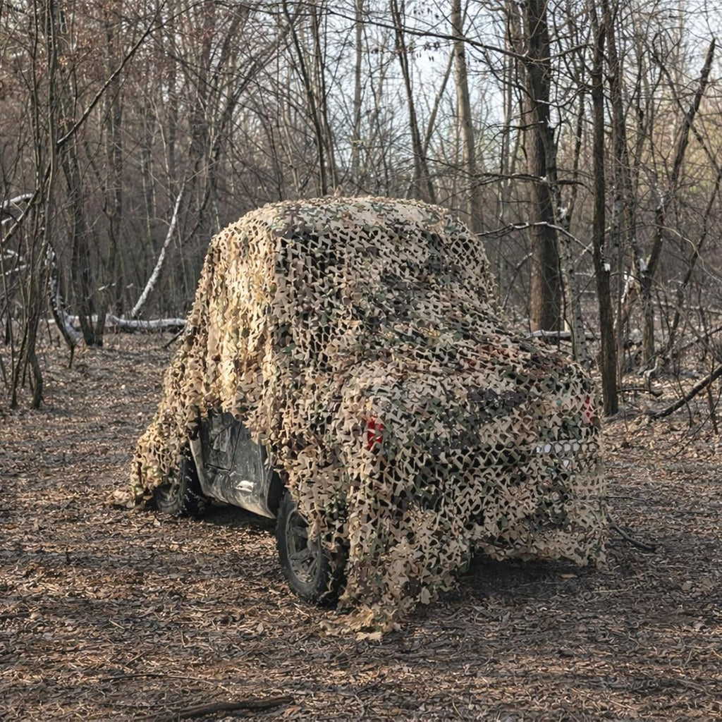 Skiennix Camo Netting - Versatile Camouflage Tarp for Hunting, Camping & Parties | 20x20, 10x20, 10x10 Sizes