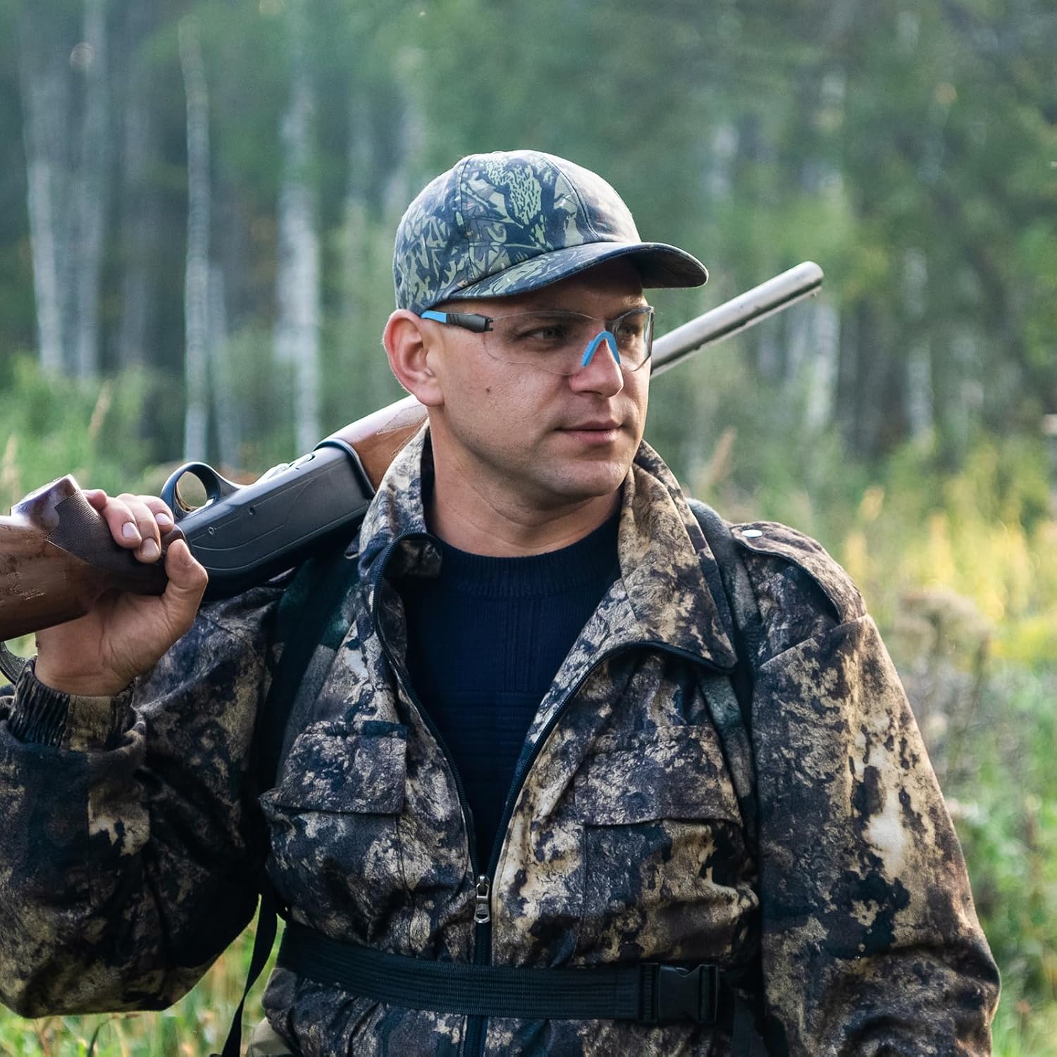 Xaegistac Shooting Glasses - Anti-Fog Eye Protection for Shooting Range | Adjustable with Hard Case