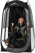 Sportneer Sports Tent - 1-Person Instant Shelter with Ultra Visibility | Lightweight Pop-Up Design for Cold Weather, 37" L x 37" W x 63.5" H