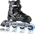 2PM SPORTS Inline Skates - Adjustable Light-Up Roller Skates for Kids Ages 5-12 | Perfect for Beginners